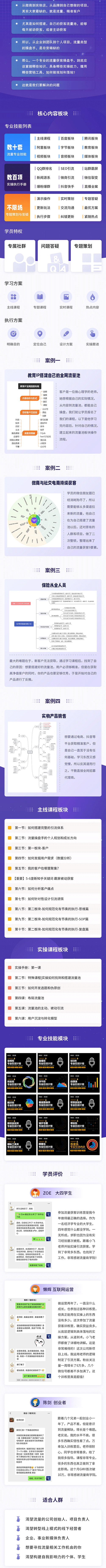 [引流-涨粉-软件]（1728期）流量获客操盘手（系统大课）道器术皆备，从0到1搭建你的专属流量池-第2张图片-智慧创业网
