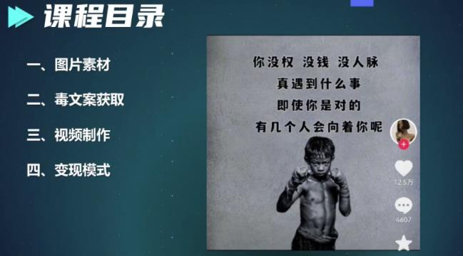拆解抖音毒文案号，一天变现2000的项目，适合新手！-第2张图片-智慧创业网