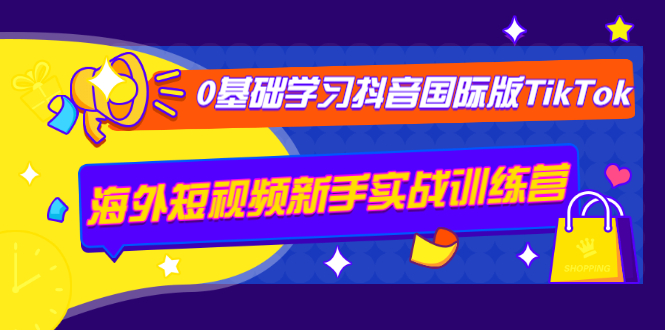 [国外项目]（1243期）0基础学习抖音国际版TikTok海外短视频新手实战训练营【视频课】-第2张图片-智慧创业网