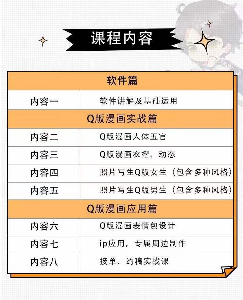 [短视频运营]（3826期）阿肯绘·零基础Q版漫画训练营：万物皆可Q萌，绘画小白轻松入门！-第3张图片-智慧创业网