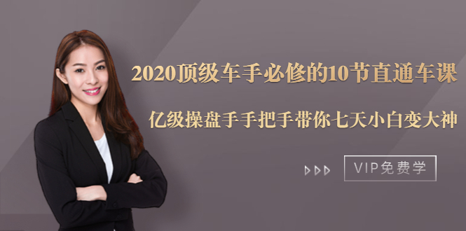 [国内电商]（1482期）2020顶级车手必修的10节直通车课：亿级操盘手手把手带你七天小白变大神