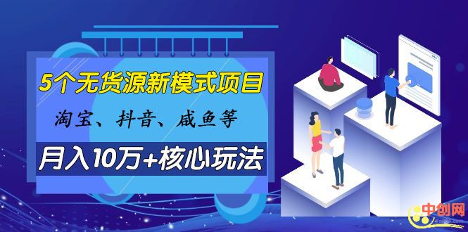 [无货源]（1049期）淘宝、抖音、咸鱼等5个无货源新模式项目月入10万+核心玩法-第2张图片-智慧创业网