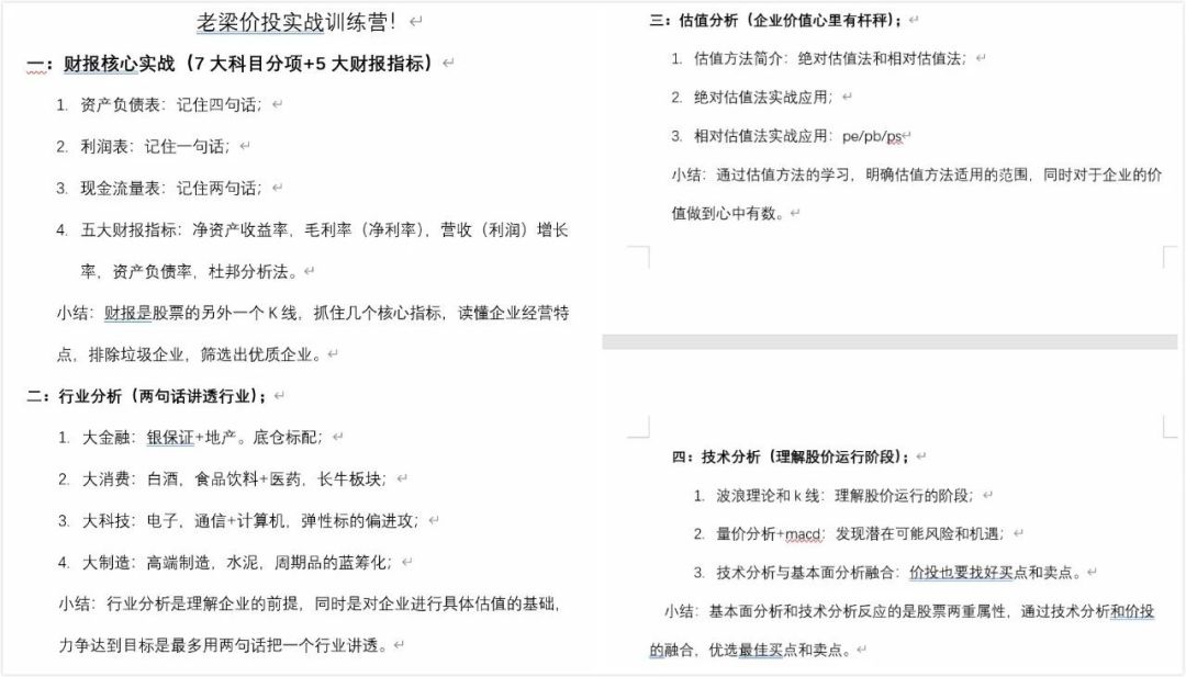 [投资理财]（1209期）【老梁价值投资实战训练营】实战！实战！还是实战！不玩虚的（全套课程）-第4张图片-智慧创业网