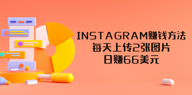 [热门给力项目]（3196期）INSTAGRAM赚钱方法：每天上传2张图片，日赚66美元（视频教程）