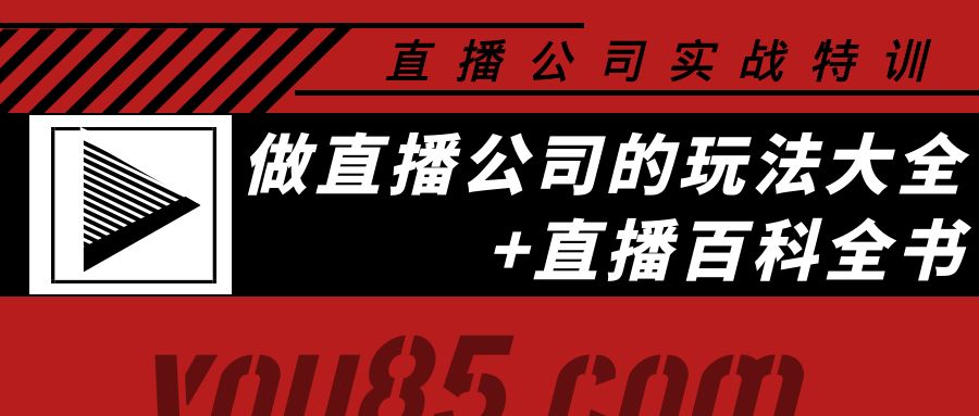 [直播带货]（3799期）老陈·直播公司实战特训：做直播公司的玩法大全+直播百科全书-第1张图片-智慧创业网