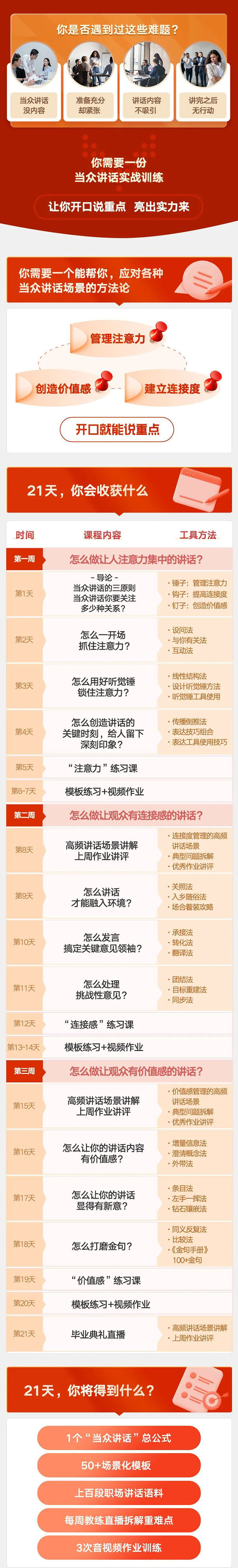 [营销-成交]（3805期）《当众讲话训练营》让你开口就能说重点，50个场景模板+200个价值感提升金句-第2张图片-智慧创业网