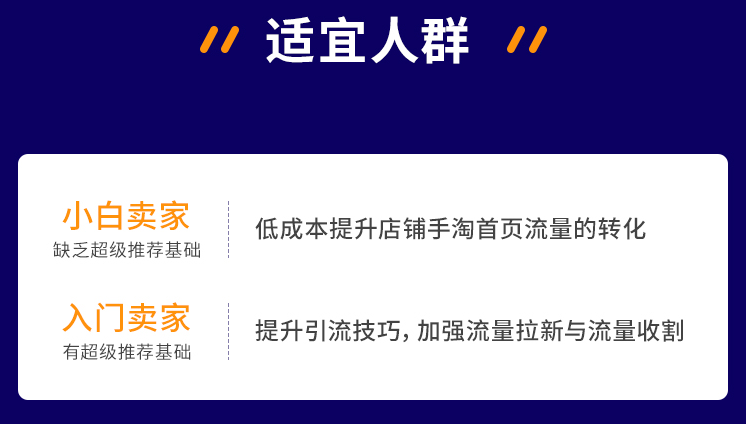 [引流-涨粉-软件]（1304期）超级推荐引爆店铺流量，低成本玩转手淘流量，引爆销量转化（无水印）-第7张图片-智慧创业网