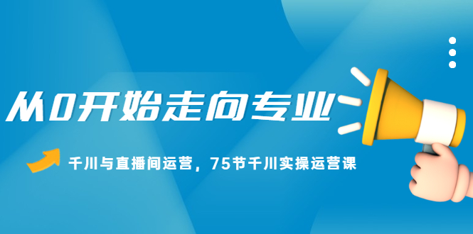 [引流-涨粉-软件]（2165期）从0开始走向专业，千川与直播间运营，75节千川实操运营课