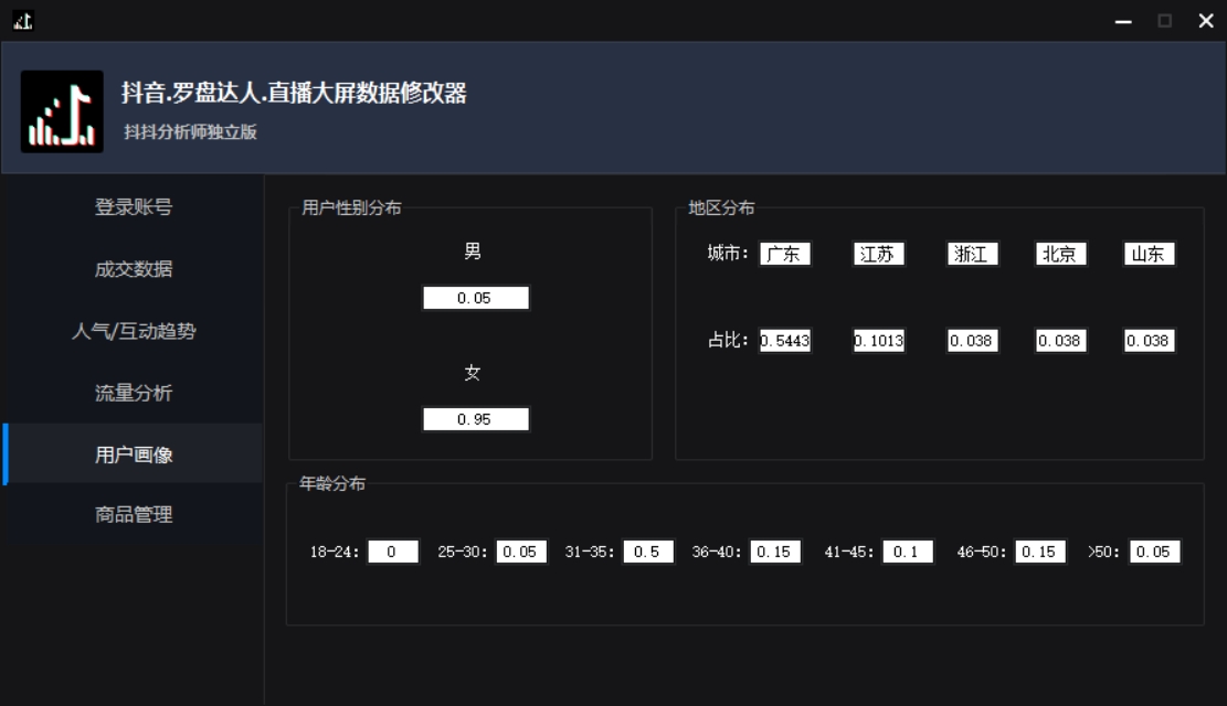 [引流-涨粉-软件]（3764期）【抖音必备】抖抖分析师--某音直播大屏修改器 “大佬”神器【脚本+教程】-第7张图片-智慧创业网