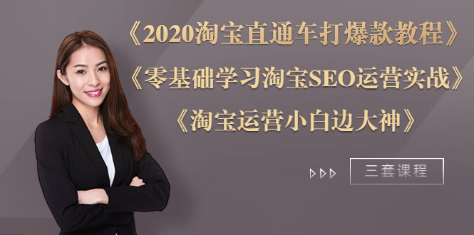 [引流-涨粉-软件]（1196期）《2020淘宝直通车打爆款》+《零基础学习淘宝SEO》+《淘宝运营小白变大神》-第2张图片-智慧创业网