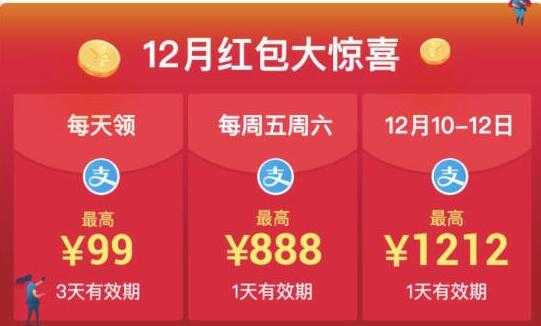 支付宝12月扫码领红包日赚200攻略-第3张图片-智慧创业网 支付宝12月扫码领红包日赚200攻略-第3张图片-智慧创业网