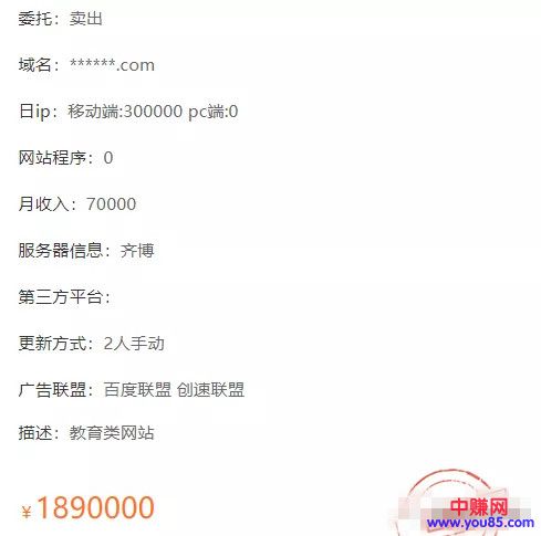 [创业资讯]看售价百万网站赚钱玩法 万能公式：流量×转化率×客单价