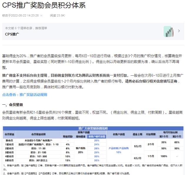 [网赚项目]背靠腾讯云的CPS赚钱项目，正规长期可做！-第8张图片-智慧创业网