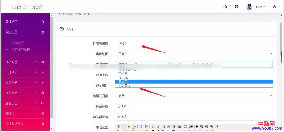 2019新版微赏系统-超级强大的视频打赏系统云赏V7.0-第6张图片-智慧创业网