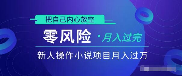 [网赚项目]新人操作小说项目月入过万