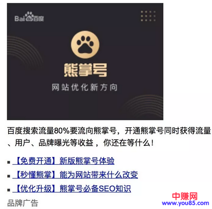 网赚引流福利:百度要分你80%的流量!-第1张图片-智慧创业网 网赚引流福利:百度要分你80%的流量!-第1张图片-智慧创业网