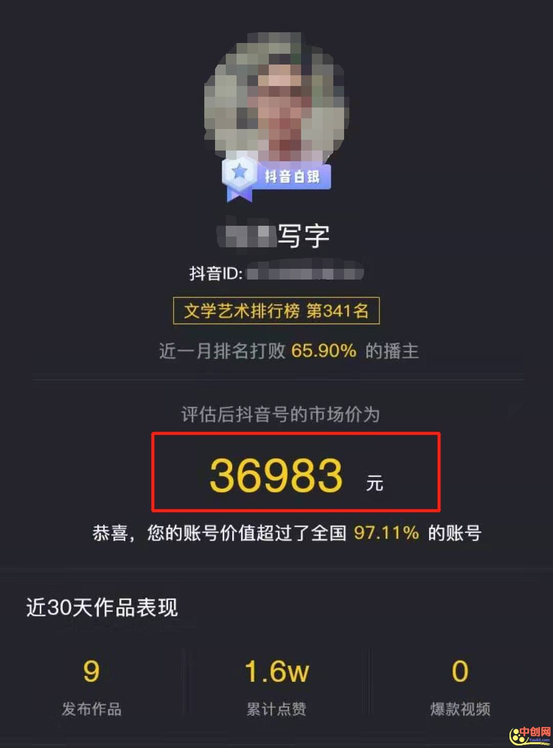 [短视频运营]不用露脸拍视频的抖音书法项目，你get了吗？-第9张图片-智慧创业网