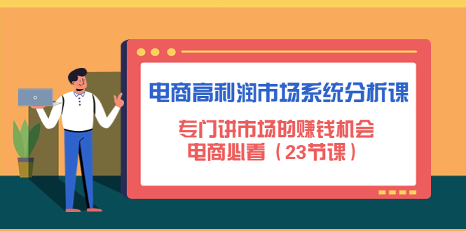 [国内电商]（4572期）电商高利润市场系统分析课：专门讲市场的赚钱机会，电商必看（23节课）