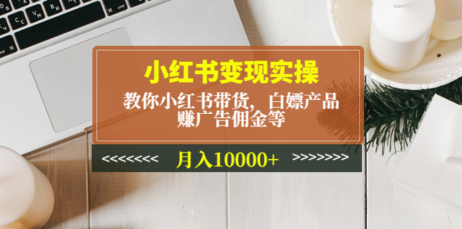 [小红书]（4780期）小红书变现实操：教你小红书带货，白嫖产品，赚广告佣金等，月入10000+