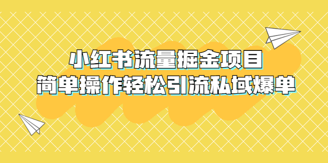 [小红书]（5451期）外面收费398小红书流量掘金项目，简单操作轻松引流私域爆单