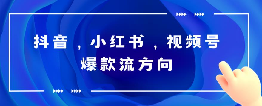 [短视频运营]（6085期）抖音，小红书，视频号爆款流视频制作，简单制作掌握流量密码