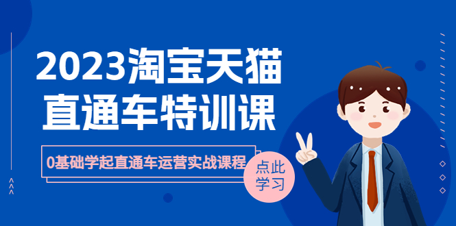 [国内电商]（6405期）2023淘宝·天猫直通车评特训课，0基础学起直通车运营实战课程（8节课时）-第1张图片-智慧创业网