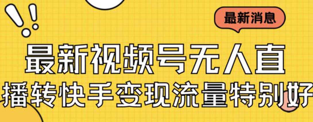 [短视频运营]（7104期）最新视频号无人直播转快手变现美女玩法日入500+【教程+素材】-第1张图片-智慧创业网