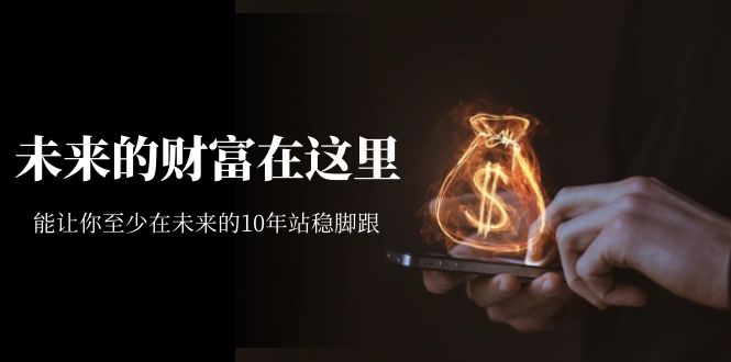 [创业项目]（7164期）某收费文章《未来的财富在这里》能让你至少在未来的10年站稳脚跟-第1张图片-智慧创业网