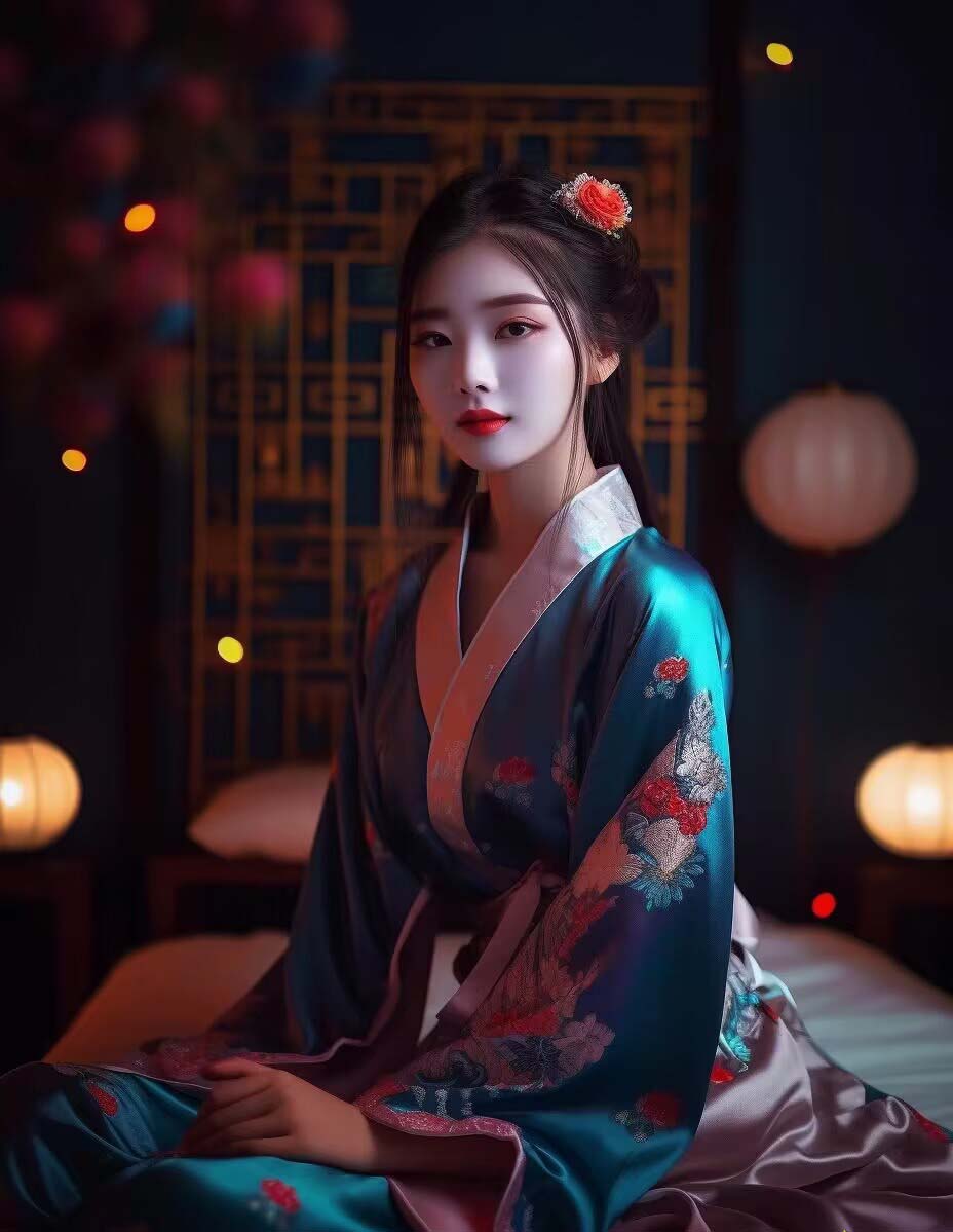 [人工智能]（8814期）Midjourney关键词-AI生成中国风古装汉服美女人像提示关键词-第6张图片-智慧创业网