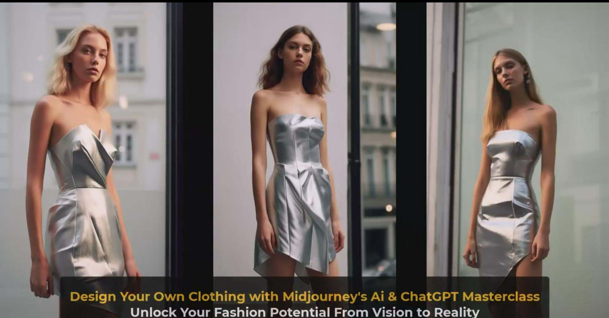 [人工智能]（8956期）利用 Midjourneys Ai 人工智能设计自己的服装AI大师班-10节课-中英字幕-第10张图片-智慧创业网