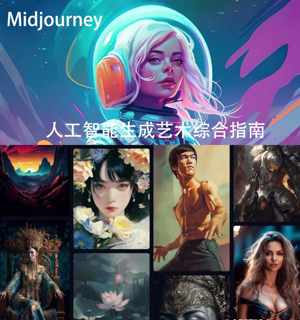 [人工智能]（9081期）Midjourney及ChatGPT 4人工智能生成艺术图像综合指南-9节课-中英字幕-第2张图片-智慧创业网