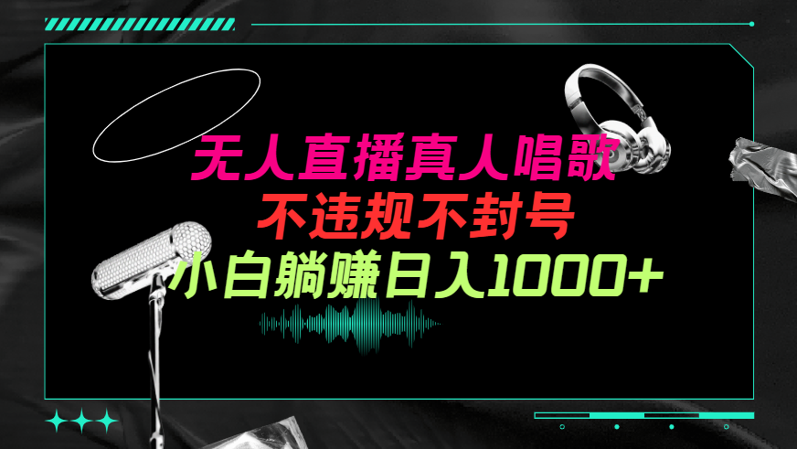 (9622期）抖音24小时无人直播音乐，不违规，不封号纯撸音浪，小白实操当天日入1000+-第1张图片-智慧创业网
