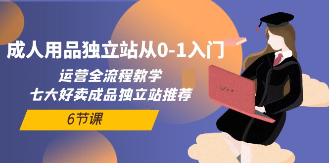 [创业项目]（10082期）成人用品独立站从0-1入门，运营全流程教学，七大好卖成品独立站推荐-6节课