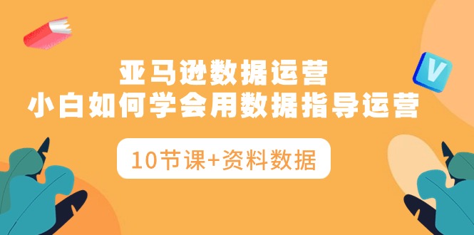 [跨境电商]（10158期）亚马逊数据运营，小白如何学会用数据指导运营（10节课+资料数据）-第1张图片-智慧创业网