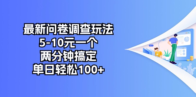 [热门给力项目]（10606期）最新问卷调查玩法，5-10元一个，两分钟搞定，单日轻松100+