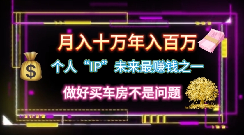 [引流-涨粉-软件]（11099期）个人“IP”月入十万 年入百万，逆风翻盘秘籍！