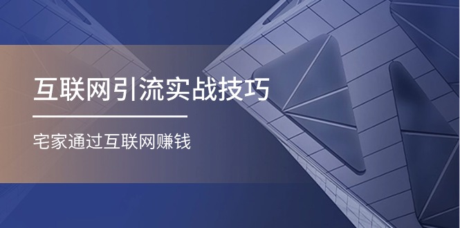 [引流-涨粉-软件]（11108期）互联网引流实操技巧(适合微商，吸引宝妈)，宅家通过互联网赚钱（17节）