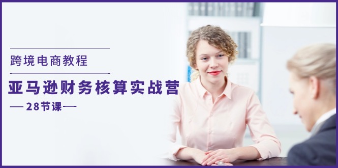 [跨境电商]（11706期）跨境电商教程：亚马逊-财务核算实战营（28节课）