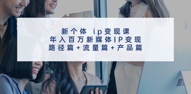 [新媒体]（11971期）新个体 ip变现课，年入百万新媒体IP变现，路径篇+流量篇+产品篇