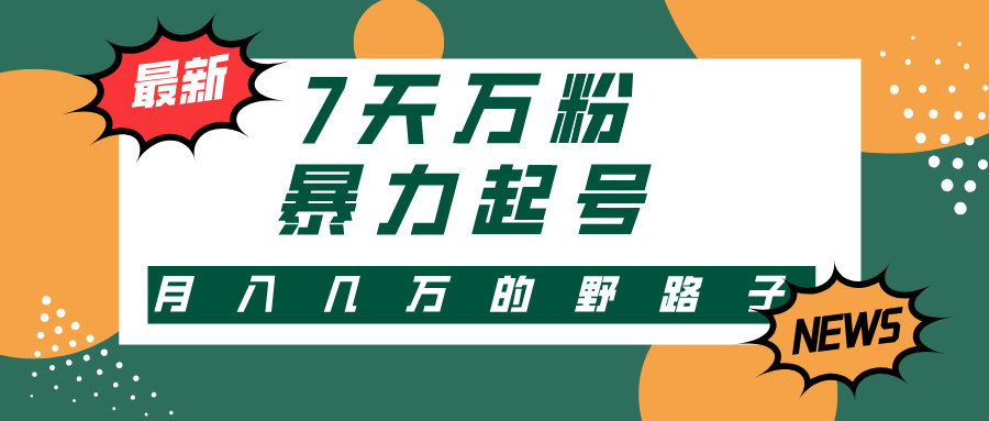 [引流-涨粉-软件]（13047期）3-7天万粉，快手暴力起号，多种变现方式，新手小白秒上手，单月变现几...
