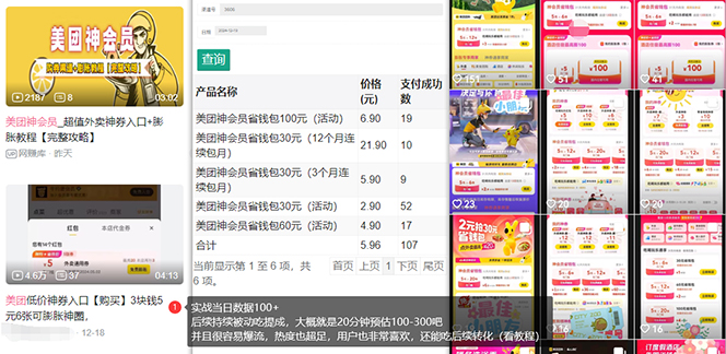 [虚拟项目]（13751期）美团神券/神会员_入门级教程，外卖券膨胀推广项目【蓝海市场攻略】-第2张图片-智慧创业网