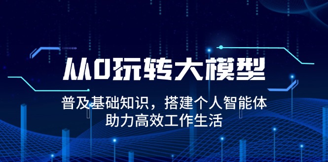 [人工智能]（14009期）从0玩转大模型，普及基础知识，搭建个人智能体，助力高效工作生活