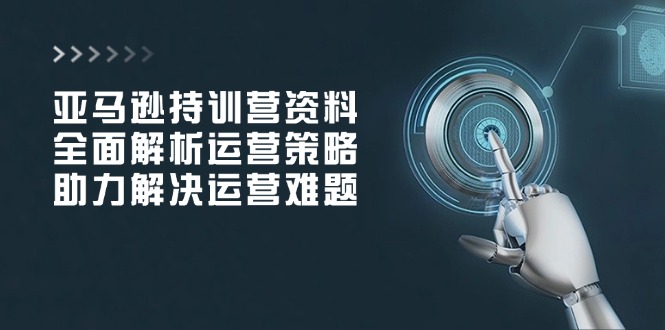 [跨境电商]（14033期）亚马逊持训营资料，全面解析运营策略，助力解决运营难题-第1张图片-智慧创业网