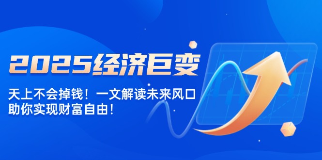 [虚拟项目]（14115期）2025经济巨变，天上不会掉钱！一文解读未来风口，助你实现财富自由！