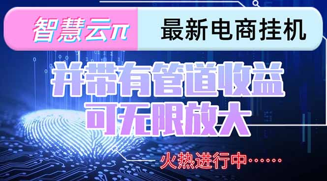 [虚拟项目]（15314期）智慧云π电脑挂机单机每天收益300—500+ 并带有团队管道收益 可无限放大-第1张图片-智慧创业网