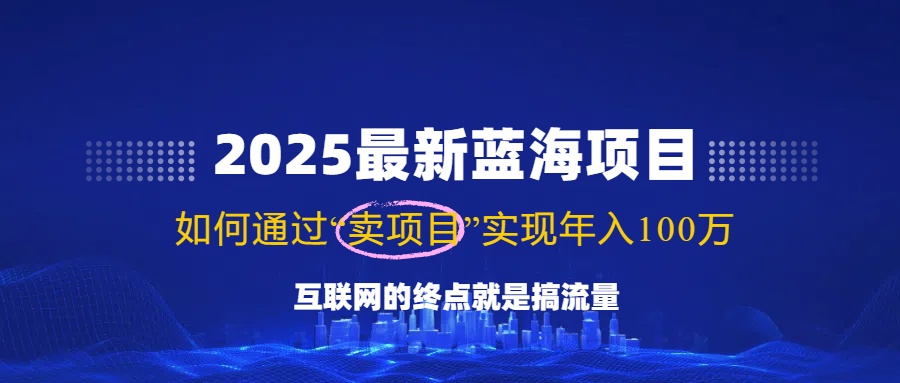 [虚拟项目]（14305期）2025最新蓝海项目，零门槛轻松复制，月入10万+，新手也能操作！