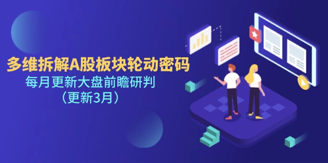[投资理财]（14213期）多维拆解A股板块轮动密码，每月更新大盘前瞻研判（更新3月）