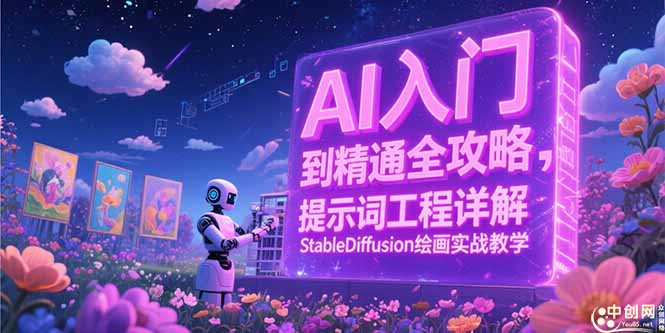 [人工智能]（15181期）AI入门到精通全攻略，提示词工程详解，StableDiffusion绘画实战教学