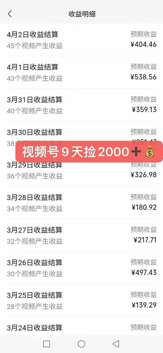 [虚拟项目]（14425期）全新托管躺赚项目，微信视频号公众号托管代运营，每天五分钟，收益大几百-第6张图片-智慧创业网