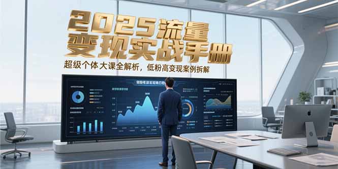 [引流-涨粉-软件]（15188期）2025流量变现实战手册，超级个体大课全解析，低粉高变现案例拆解